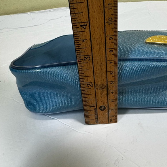 DIOR Bag Logo Clutch Parfums Faux Leather Fabric Cosmetic Tote Makeup Bag Purse - Picture 15 of 15